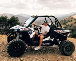 Conder loves to ride an adventure sports vehicle while having fun and exploring new places while traveling.